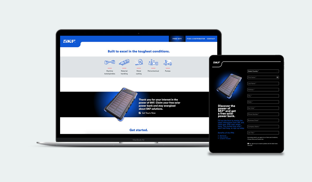 SKF Incentive Banners
