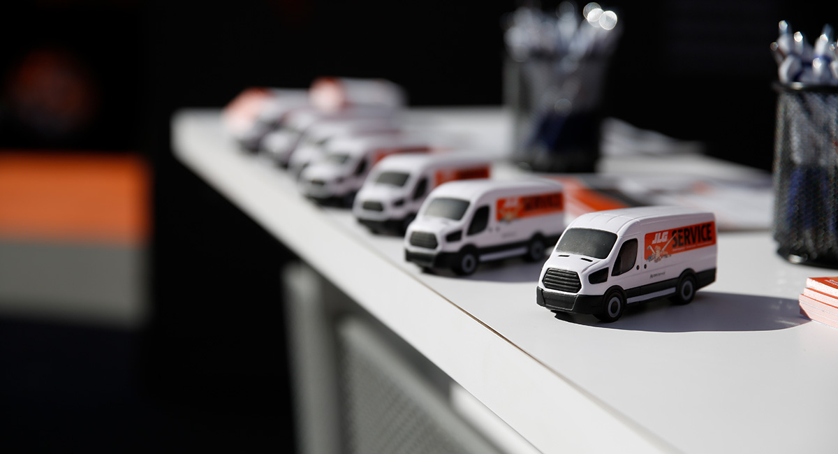 JLG service vans
