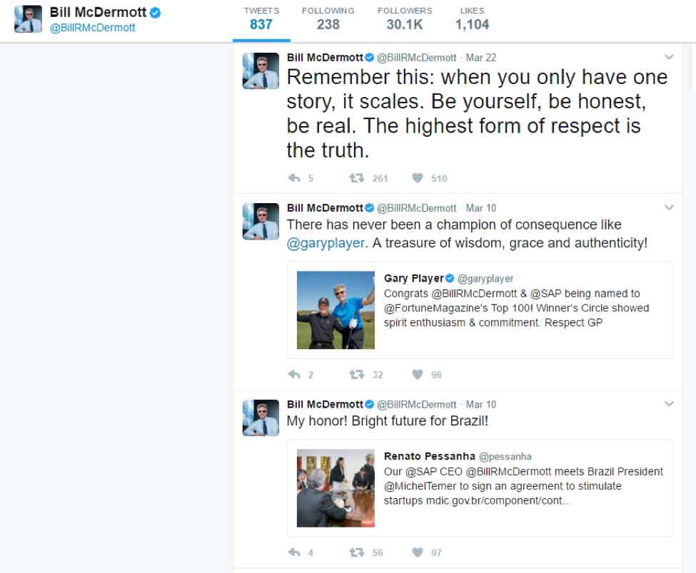 McDermott Twitter feed