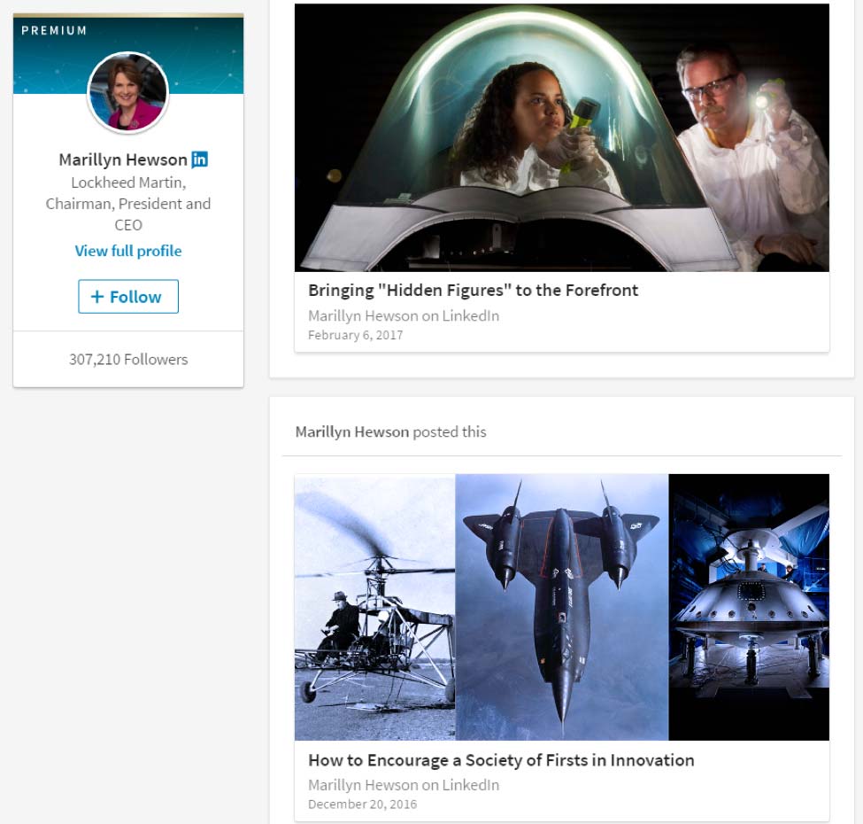 Hewson LinkedIn profile