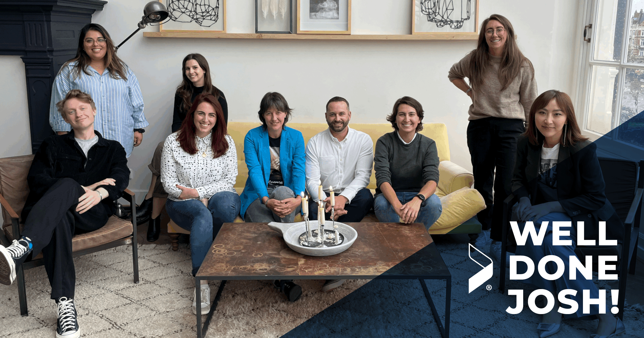 Group of people sitting on a couch