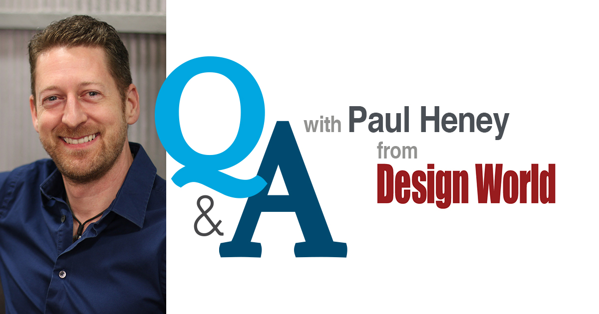 Paul Henry Q&A from Design World announcement.