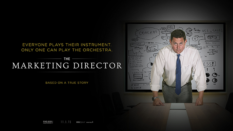 Marketing director movie poster