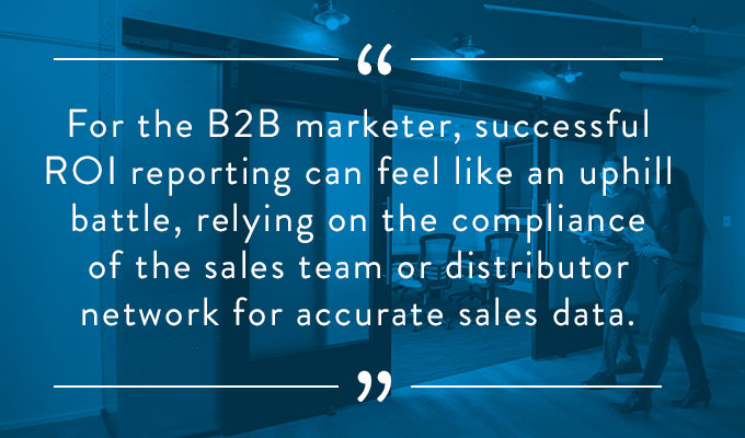 Successful ROI reporting quote