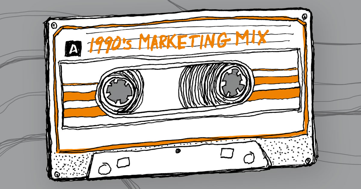 Marketing mix tape animation.