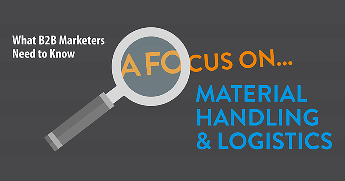 A focus on material handling and logistics