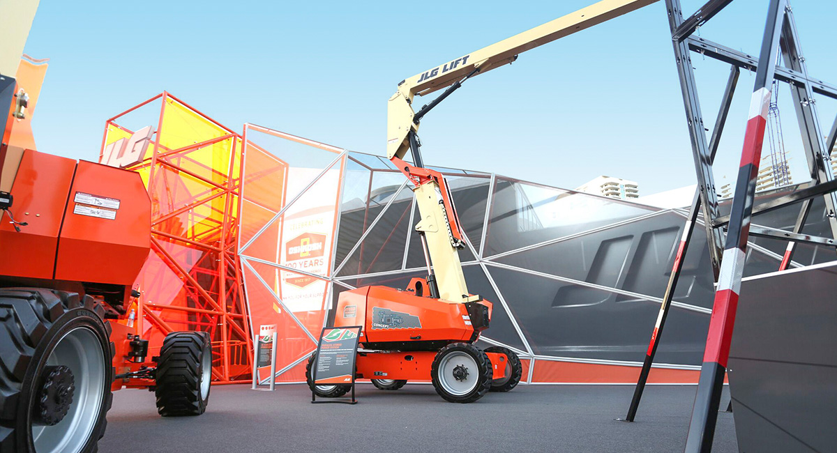 JLG CONEXPO booth
