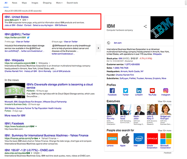 Site search functionality schema