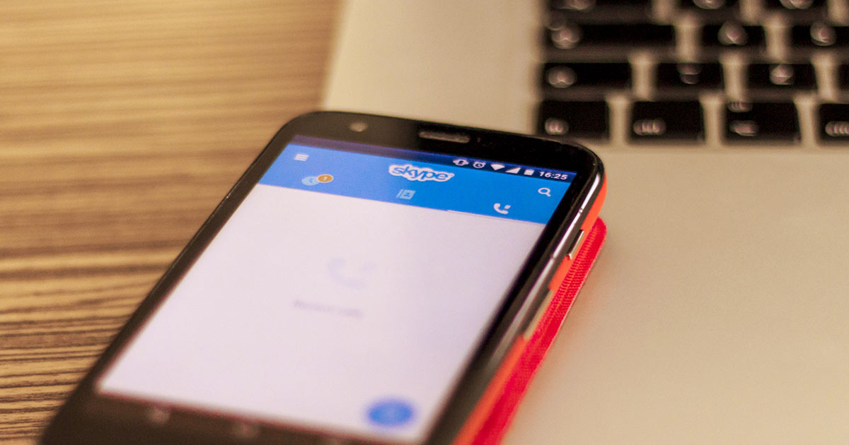 mobile phone showing social media