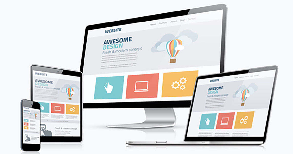 Awesome web design on devices
