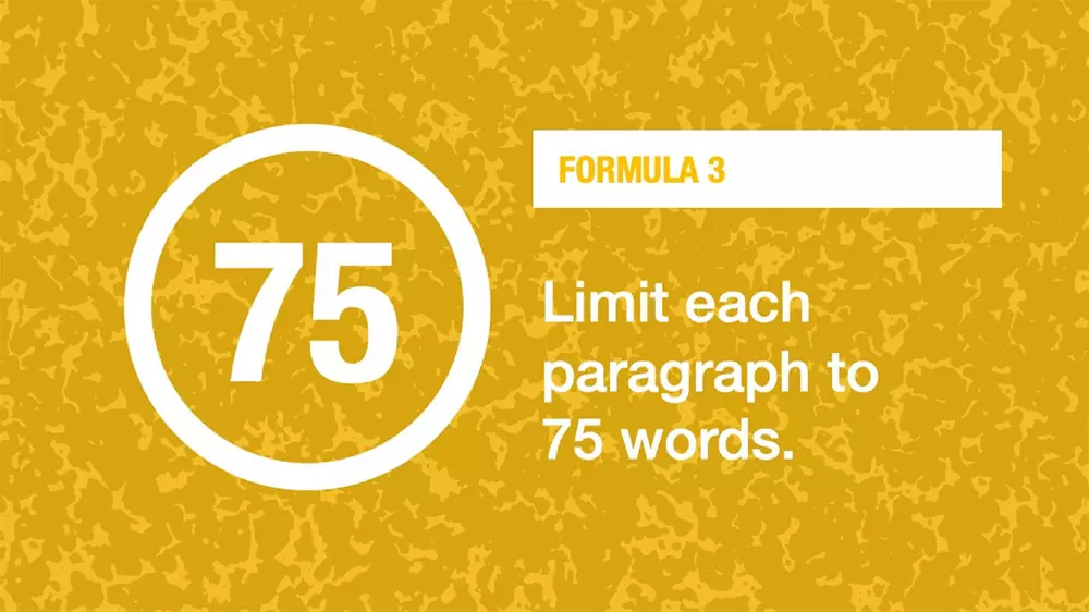 Writing formula 3