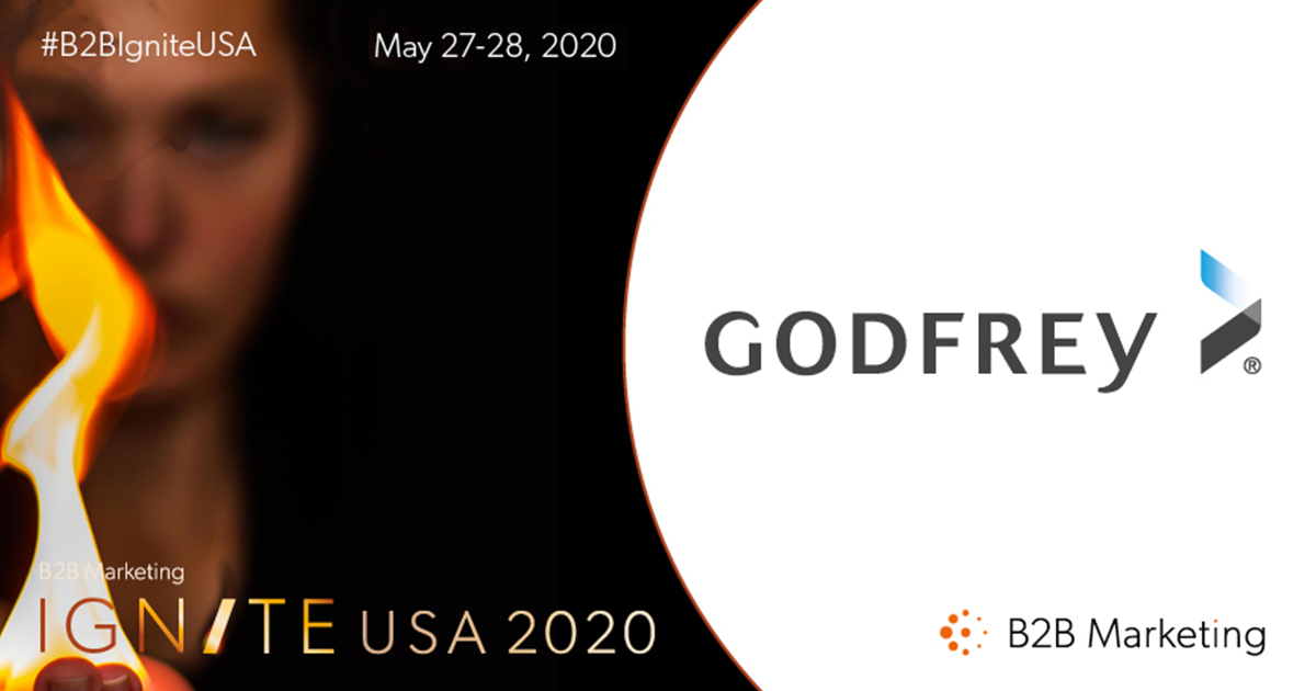 Part of an image of Godfrey at Conference