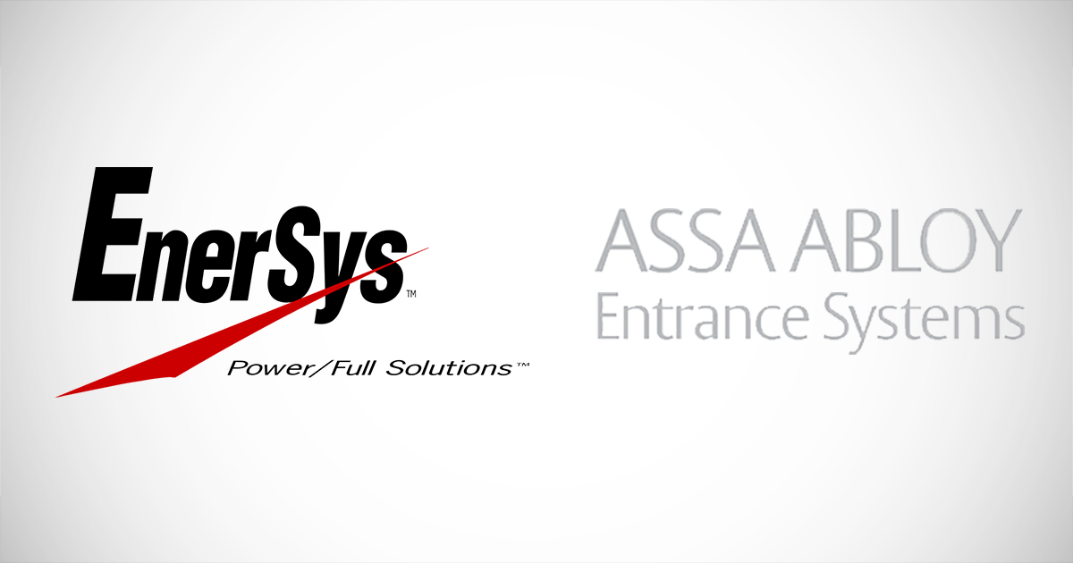 New Clients EnerSys and ASSA ABLOY