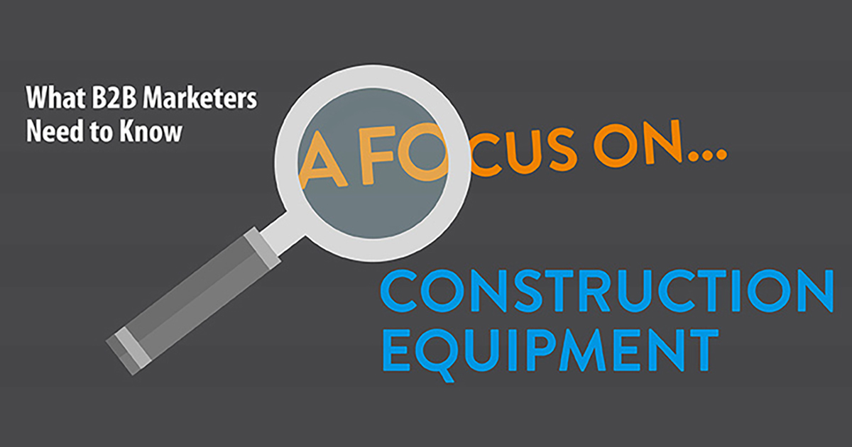 A focus on construction equipment
