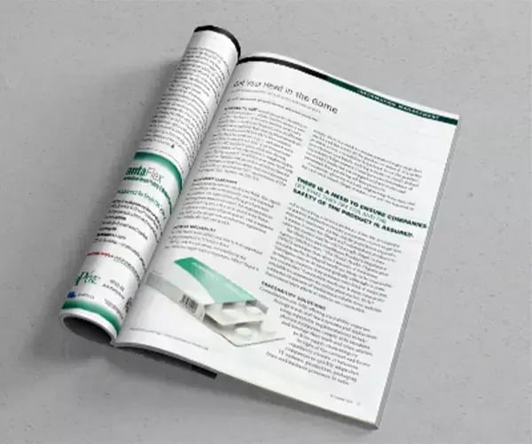 Open industry magazine features a technical article highlighting supply chain topics and supporting Peak-Ryzex thought leadership efforts.