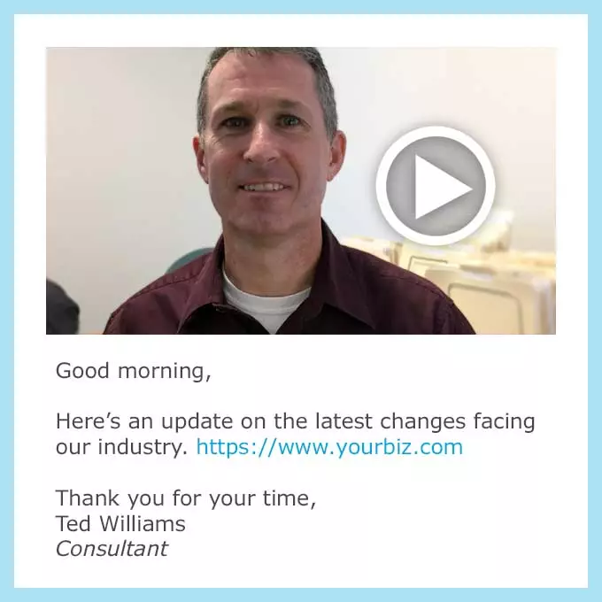 Video email